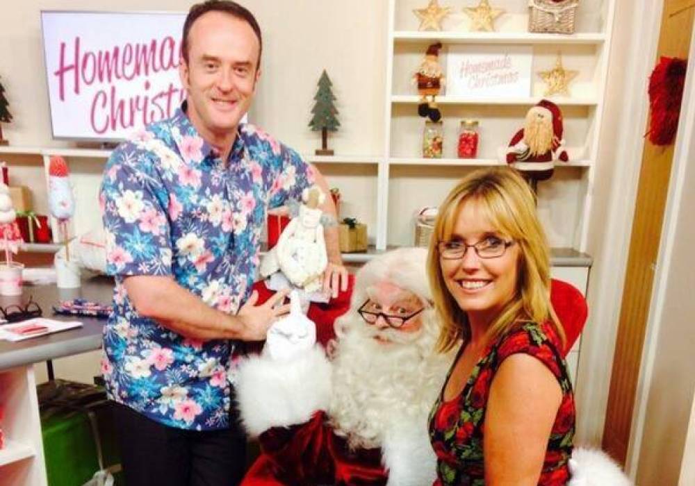 Santa on Create and Craft TV